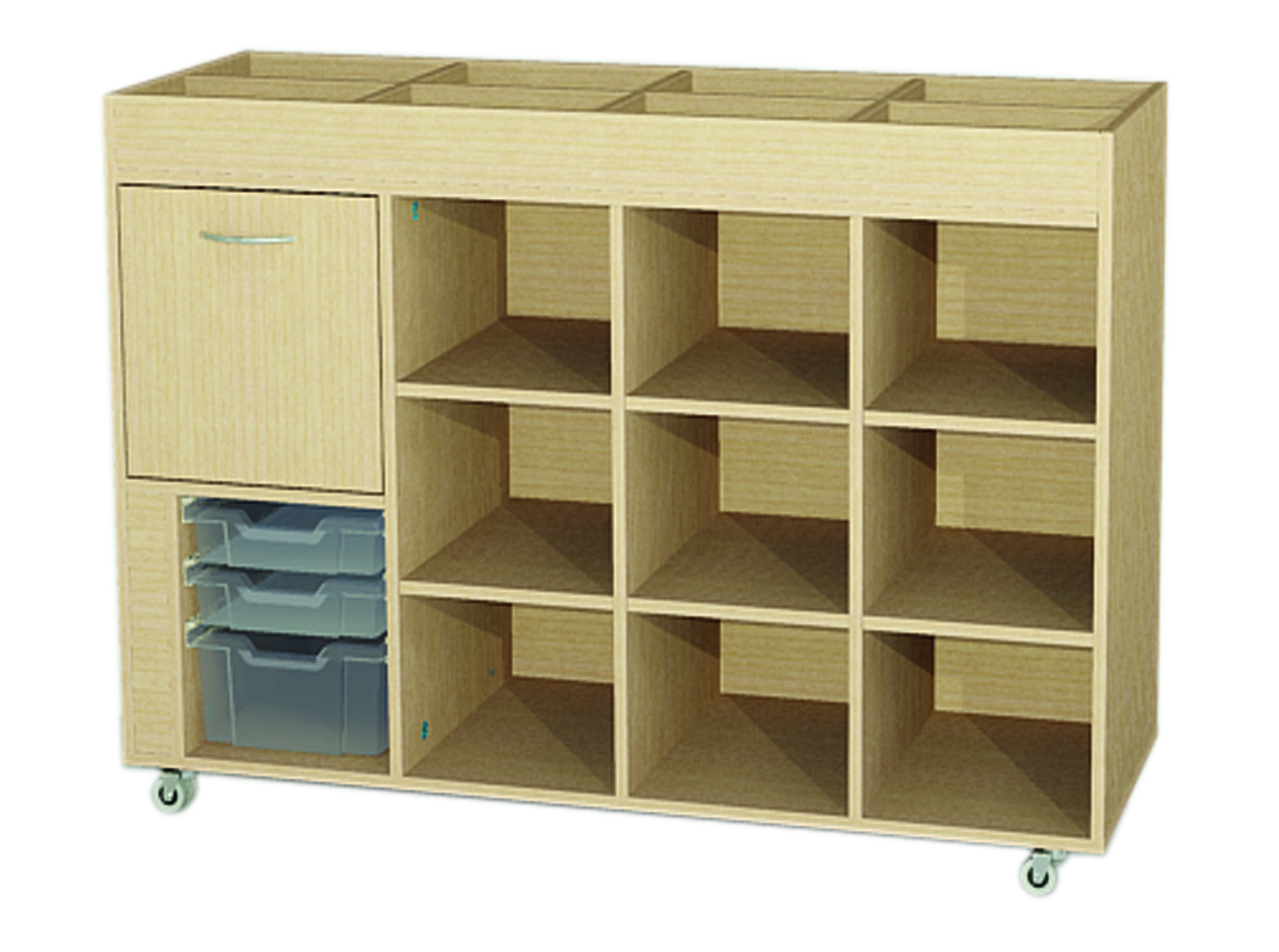 s122neu3 Bücher / Aufbewahrungswagen