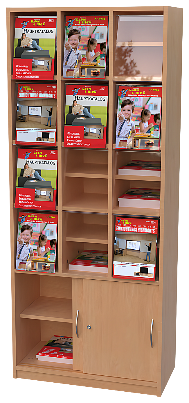 Zeitschriften & Prospektschrank