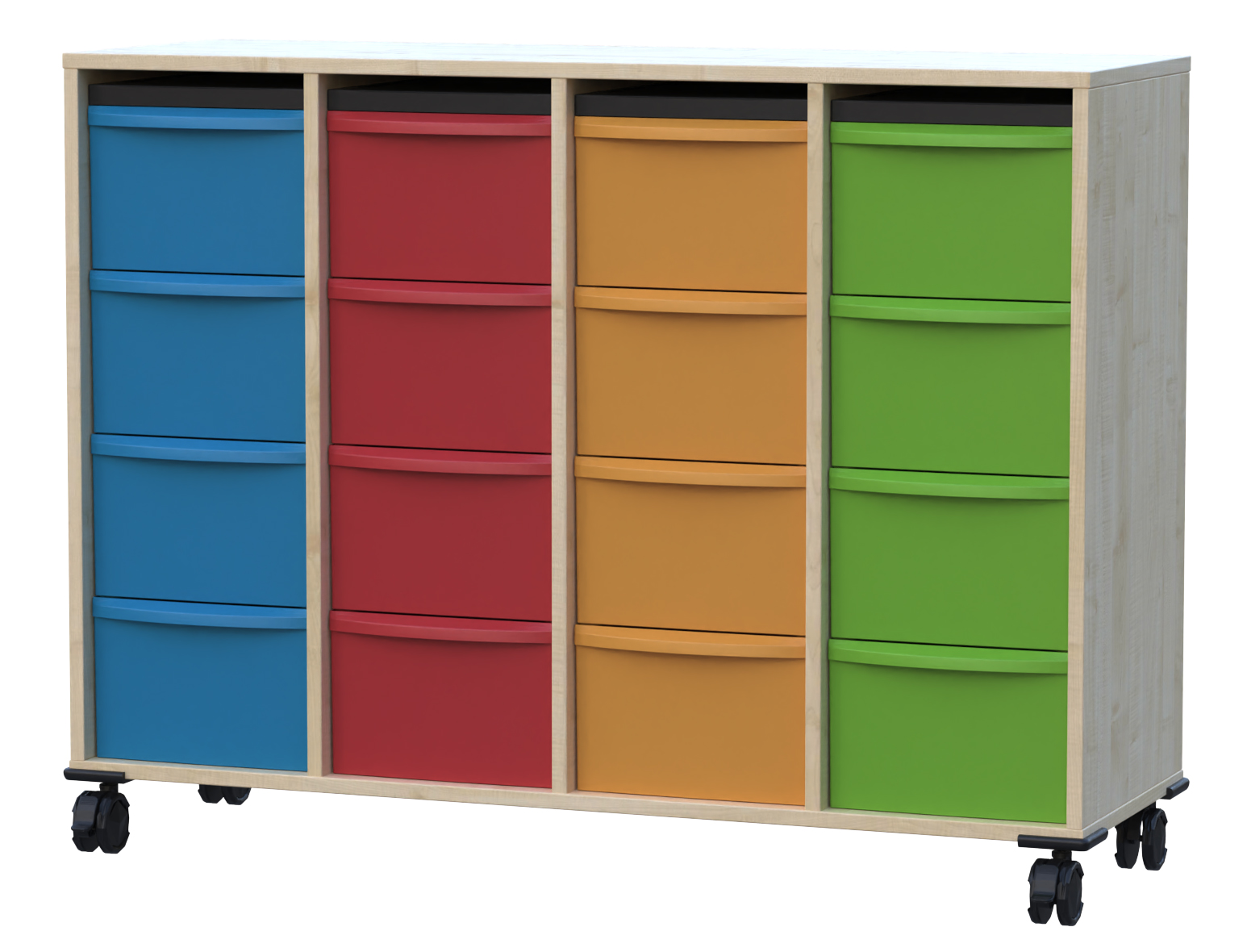 Materialcontainer, fahrbar Materialcontainer, fahrbar