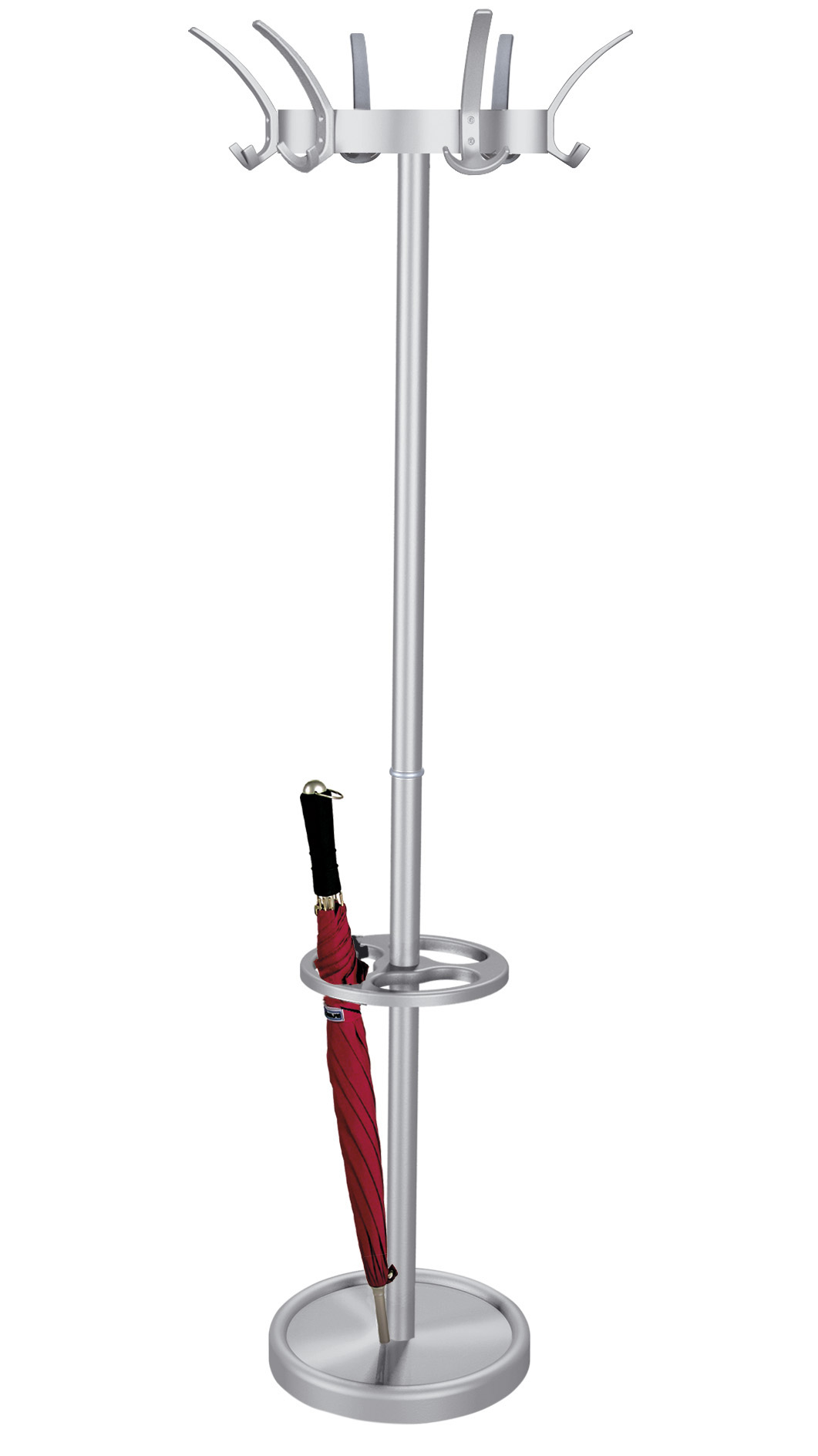 Standgarderobe "Frank" alusilber Standgarderobe "Frank" alusilber