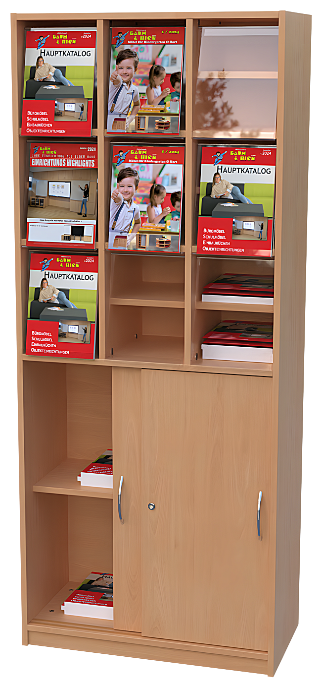 Zeitschriften & Prospektschrank