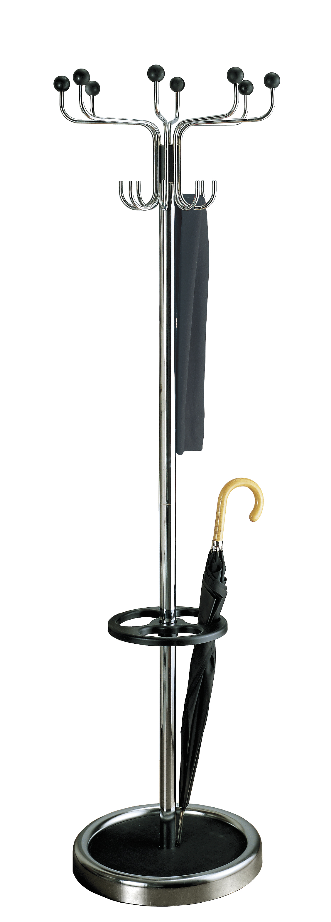 Standgarderobe "Roland" verchromt