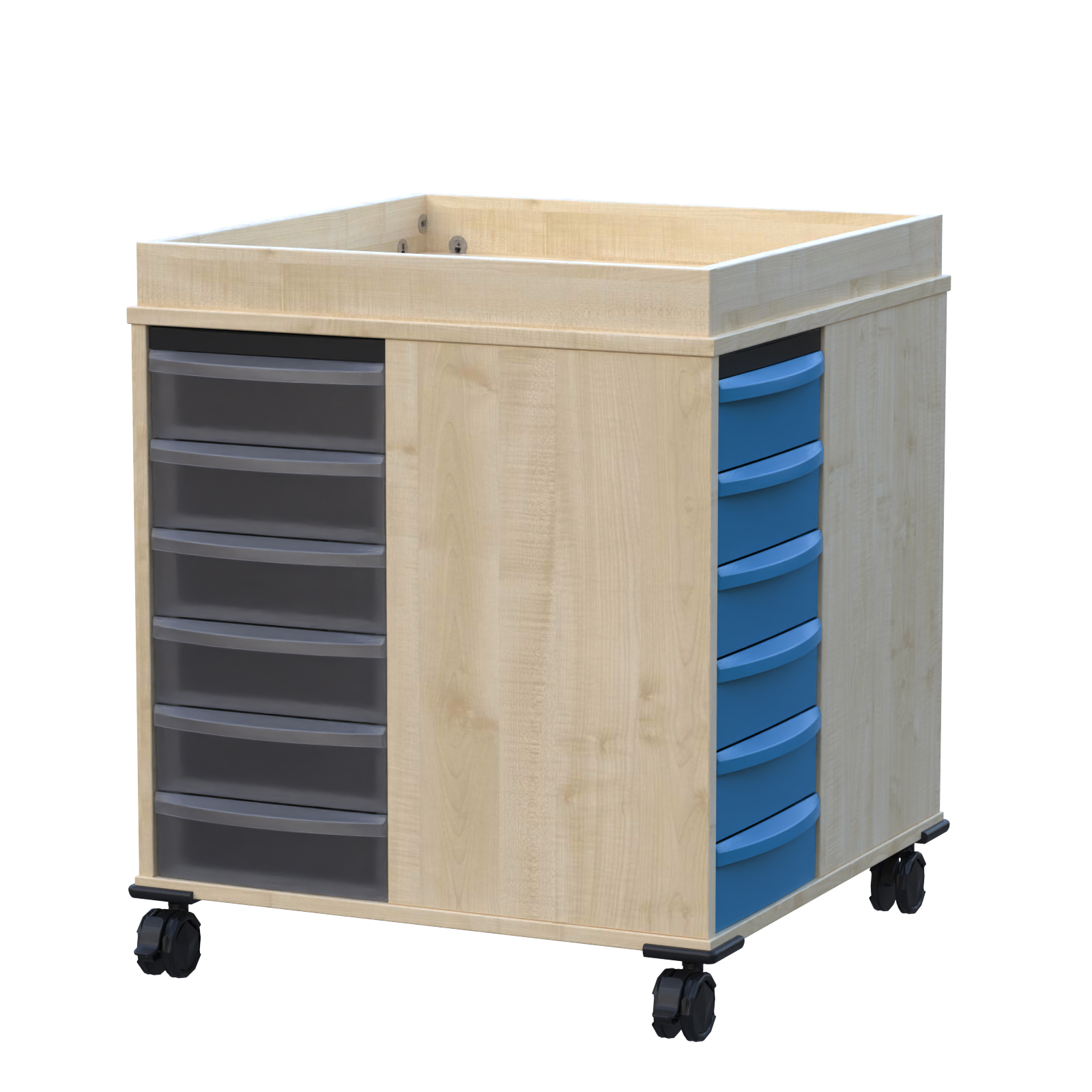 Quadrix Tower fahrbar mit Aufkantung Quadrix Tower fahrbar mit Aufkantung