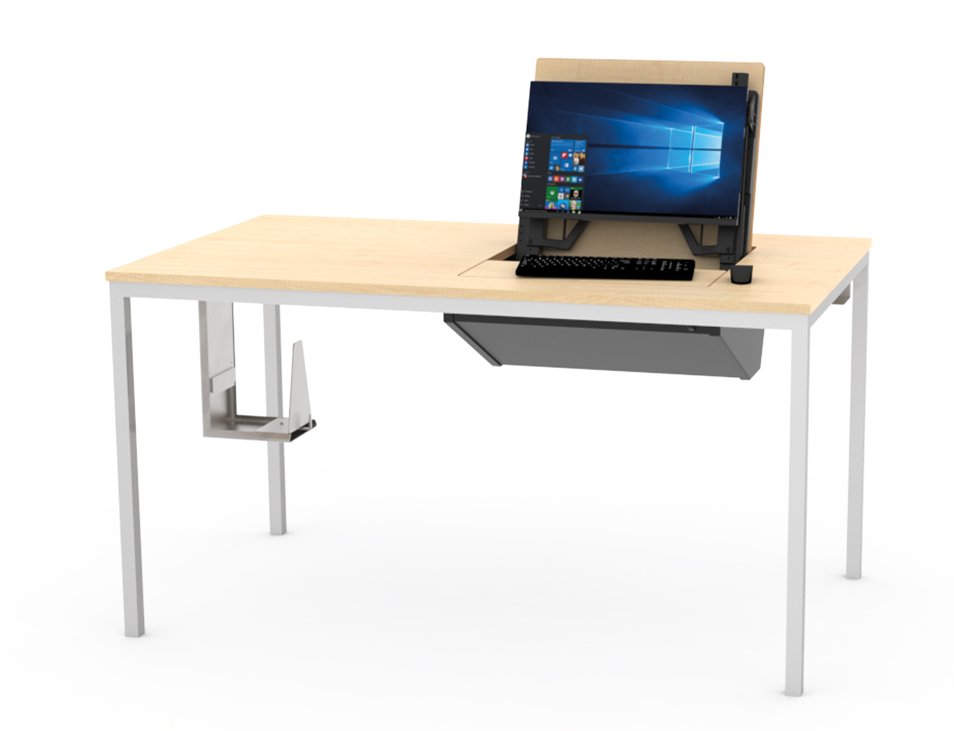 EDV-2-1 Arbeitstisch "Screenbox" Lite