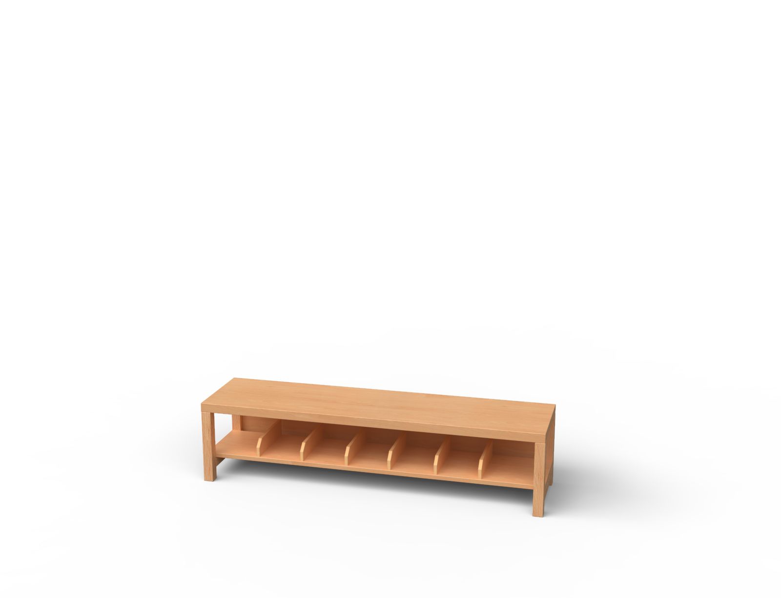 Stollen-Garderobenbank