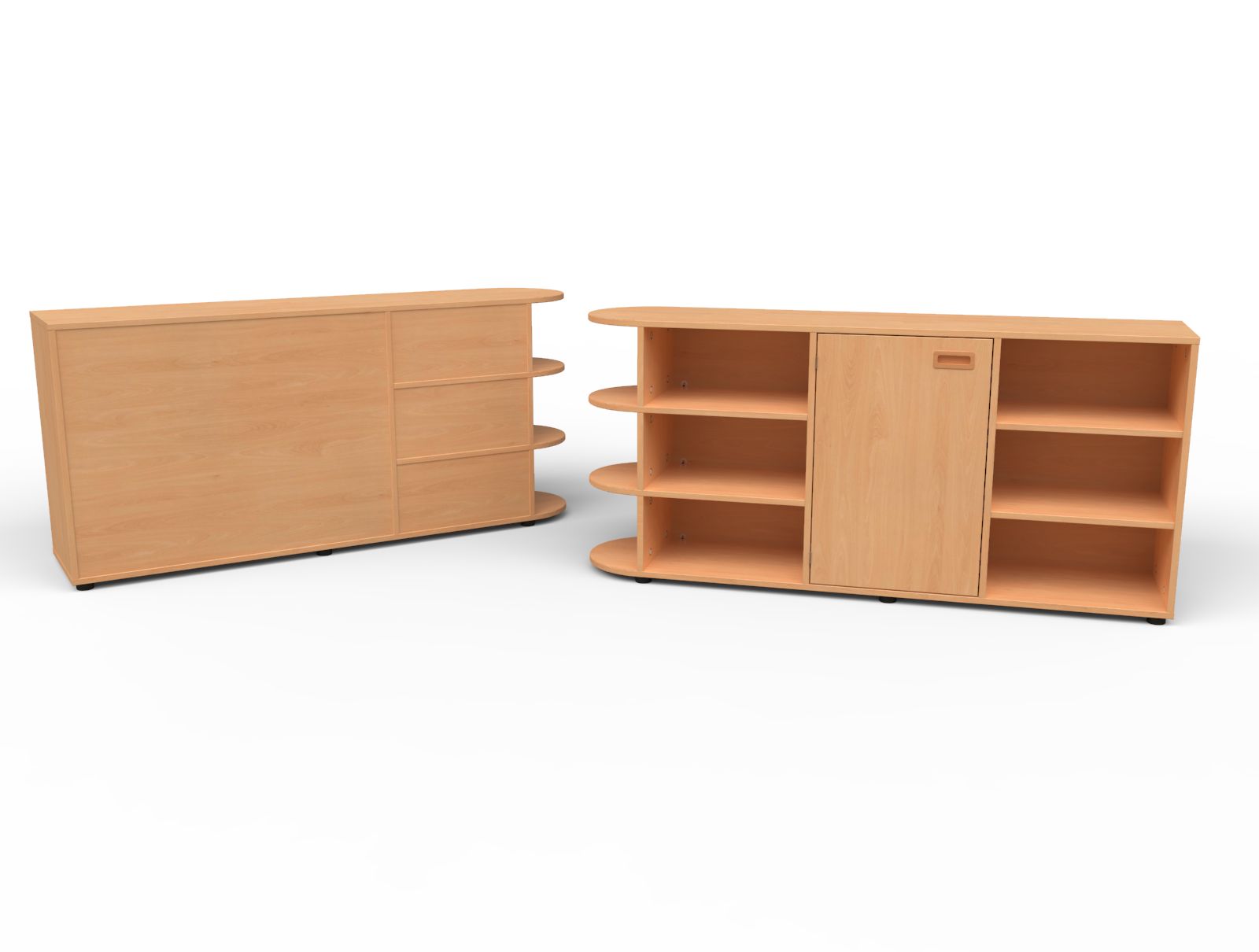 550880_320SG Raumteilerschrank auf Stellfüßen