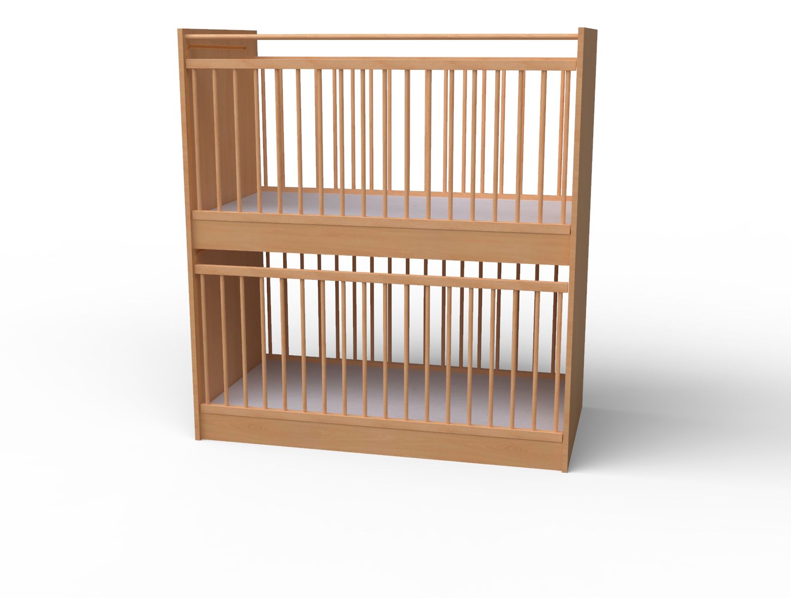 Krippen-Etagenbett 120 x 60 cm
