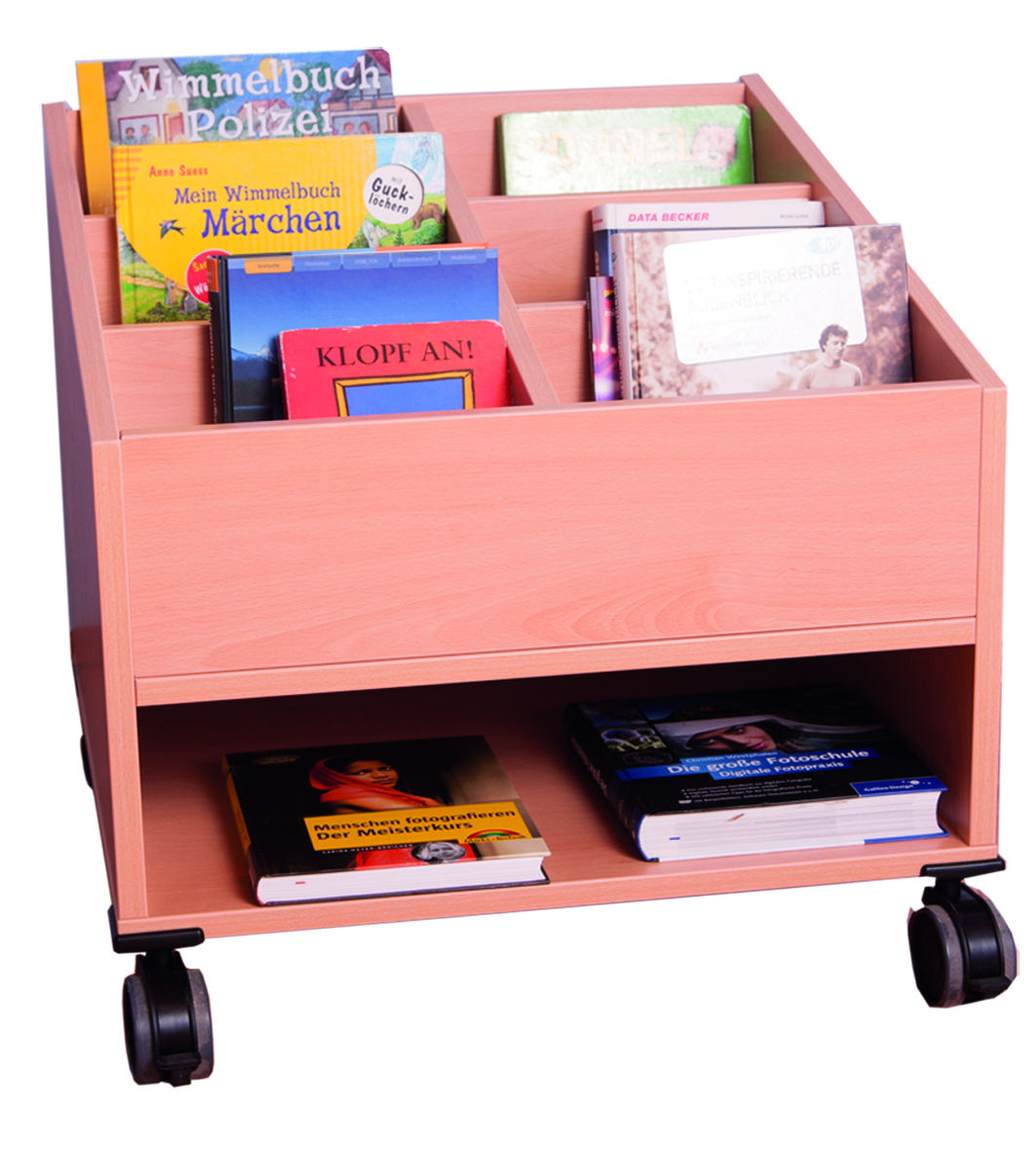 s120neu3 Büchertrog, fahrbar