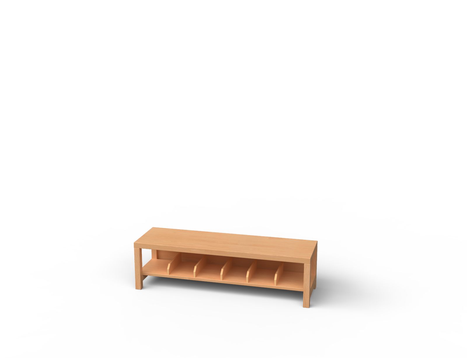 Stollen-Garderobenbank