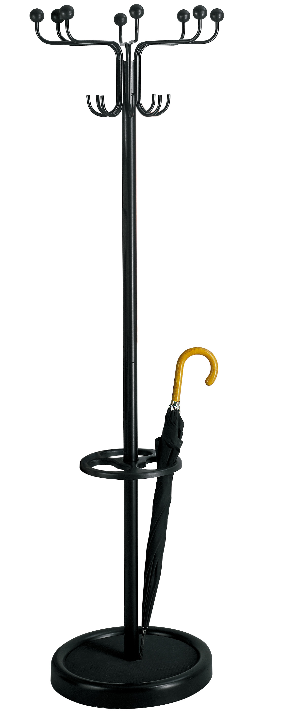 Standgarderobe "Roland" schwarz